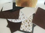 Food grade Round 3ply 5ply Paper Cushion Pad Chocolate Cookie
