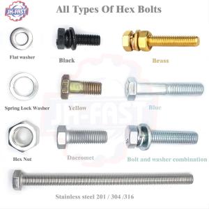 Wholesale Stainless Steel 304 316 DIN931 DIN933 Hex Head Bolts with Customized Service from china suppliers