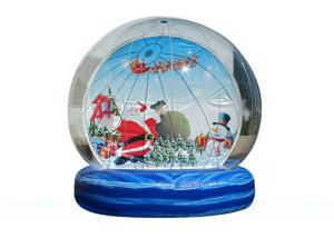 Wholesale 0.55mm PVC Inflatable Advertising Signs For Yard / Blow Up Snow Globe from china suppliers