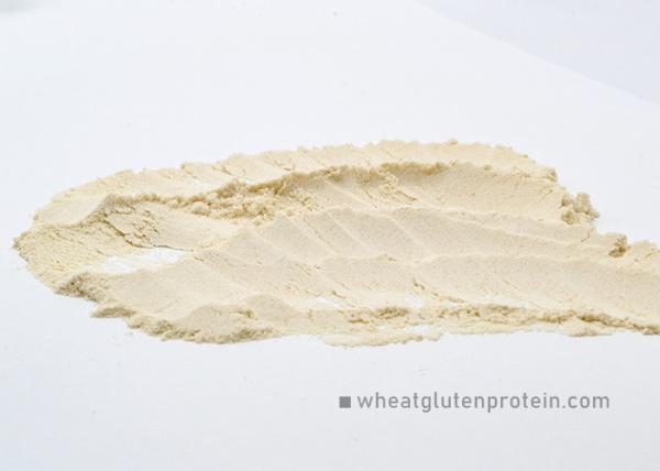 Light Yellow Dried Vital Wheat Gluten Powder , Food Grade Organic