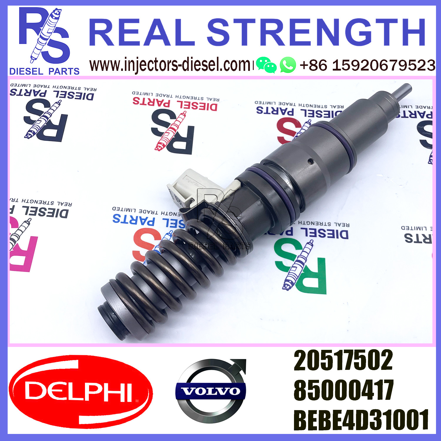 V-O-L-V injector 20517502 diesel Fuel Injection Injector 20517502 85000417 BEBE4D31001 E3.1 for V-O-L-V D12 3155 465 BHP