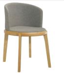 Popular selling western style aluminium or wood material restaurant bent chair
