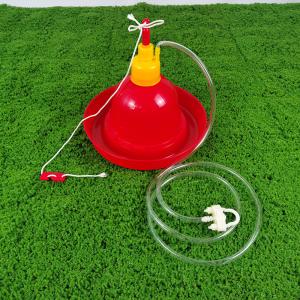 Wholesale 37.5cm X 36.5cm Cylindrical Bird Watering Dispensers Cone Shape Plastic Anti Drip Watering from china suppliers