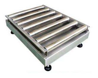 Roller Conveyor Scale IP66 600kg C3 Heavy Duty Gravity Roller 600*600CM 2 4GHZ with indicator display