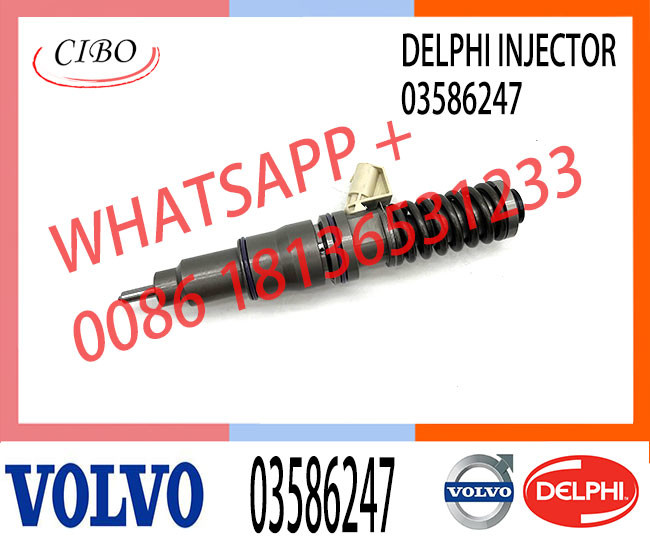 Direct Sale Diesel Fuel Injector 21586294 03586247 3586247 BEBE4C10001 For VOL 9.0 LITRE TRUCK