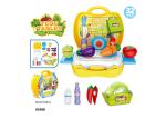 10.3" Childrens Toy Kitchen Sets , Colorful Cooking Toys For Kids 32 Pcs