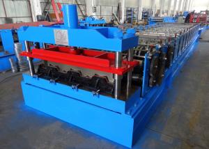 China Fully Automatic Sheet Roll Forming Machine For Steel Floor Decking W Profile on sale