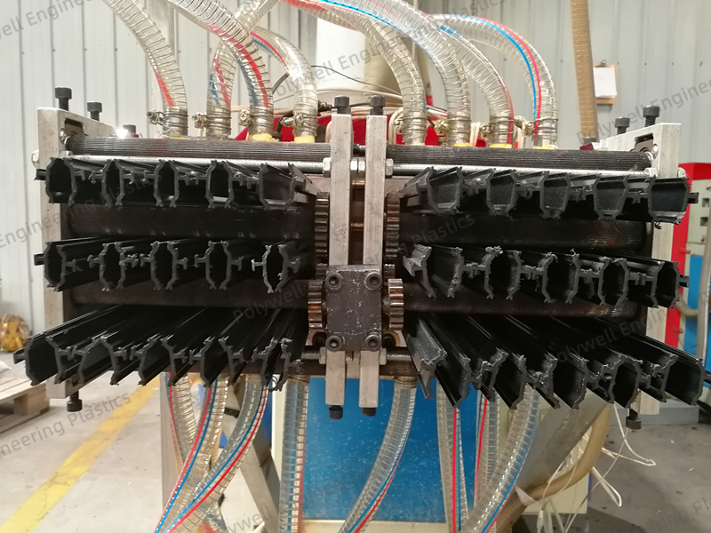 Plastic Machinary High Extruding Speed PA Pipe Extrusion Line Polyamide Bars Production Line