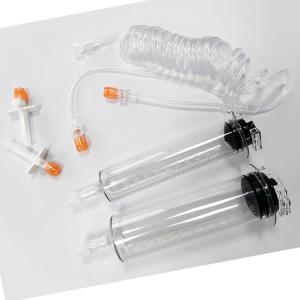 Wholesale Disposable Sterile CT Injector Syringe High Pressure Angiographic Syringe from china suppliers