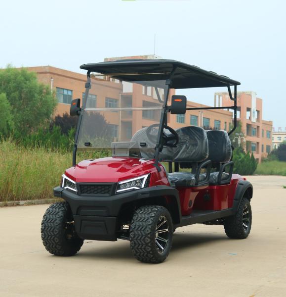 Smooth and 2 Seater Golf Cart with 6-8 Hour Charging Time and 70-80km Driving