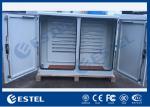 IP65 Two Doors Sunproof Rainproof Aluminium Floor Mount Outdoor Telecom Cabinet