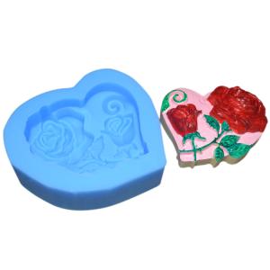 Wholesale Silicone Baking Utensils Eco-Friendly Sustainable 3d Rose Flowers Shape Fondant Silicone Mold from china suppliers
