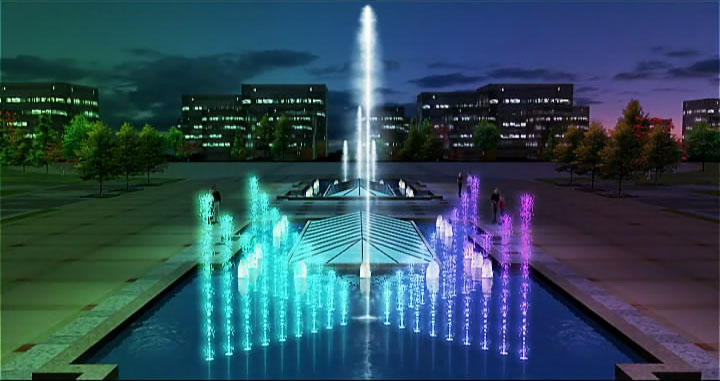 Dancing Outdoor Small Portable Fountain Stainless Steel 304