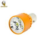 15W Metal Golden Case White Steady Color 3 Lens H4 BA20D Motorcycle Mini Driving