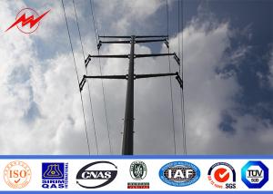 Wholesale 11kv Transmission / Distribution Galvanized Electrical Steel Power Pole 5m Height from china suppliers