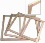 Different Thickness Pine Wooden Stretcher Bars 2 Pcs Shrink Wrapped