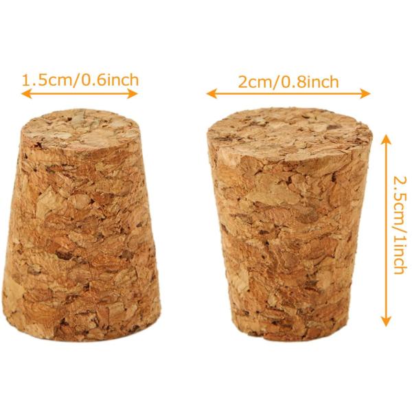 Aluminium-Plastic Conical Cork Wooden Beer Bottle Stopper for Wine Making Process