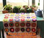 Crochet Afghan Throw Blanket Handmade, table cover, handmade crochet, blanket,