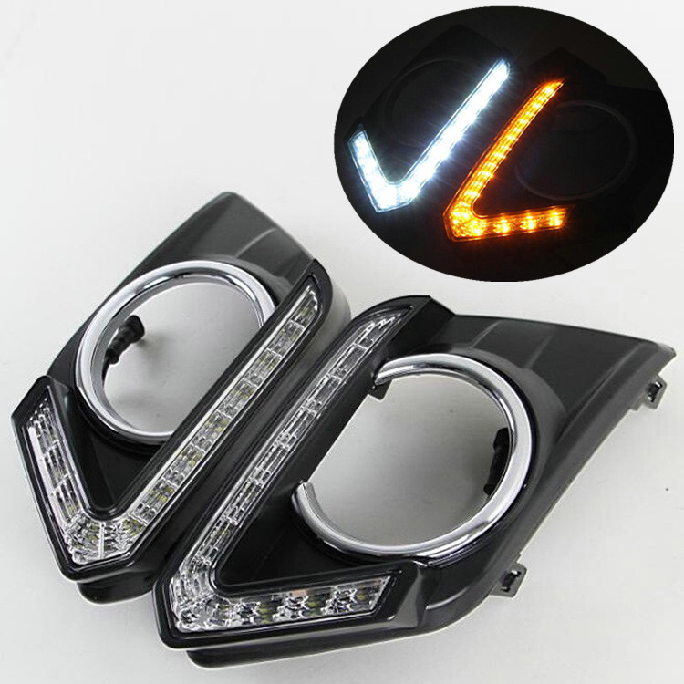 Nissan X-Trail 2014 Rogue OE Style Front Fog Lamp With Daytime Running Light