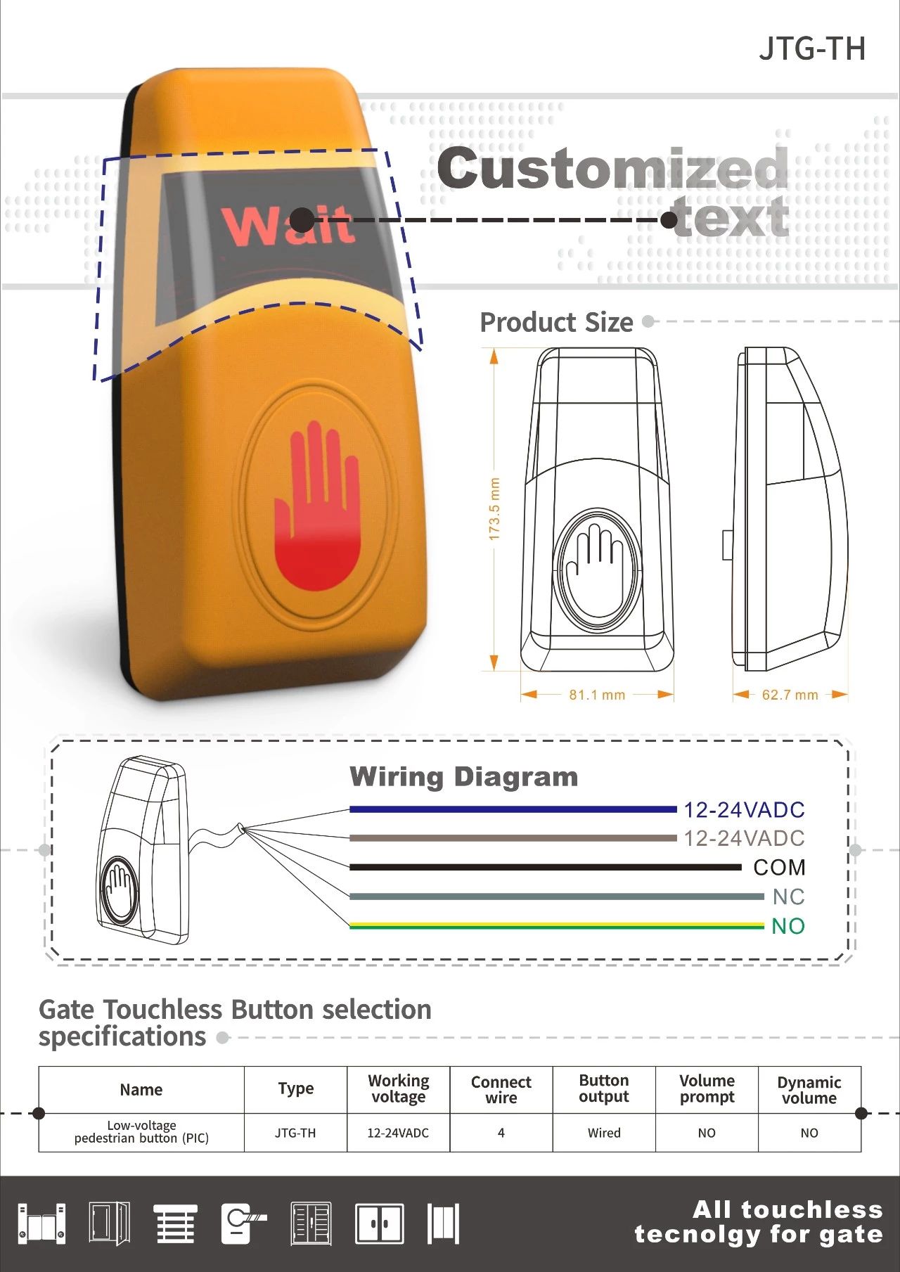 IR button