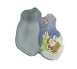 Biodegradable Cartoon Metal Box Christmas Tin Gift Package ISO9001 Certificated