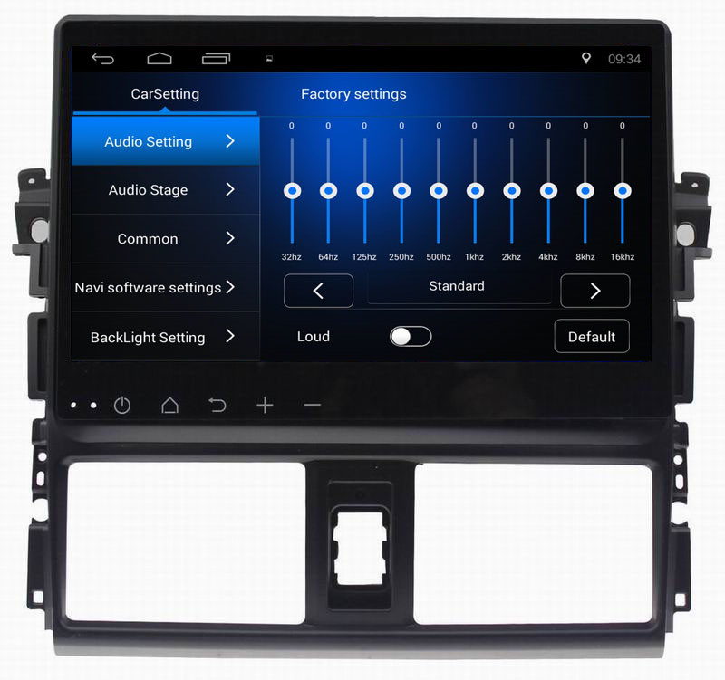 Ouchuangbo car radio gps nav stereo for Toyota Vios 2014 with USB SWC 1080P Video BT reverse camera android 8.1 system