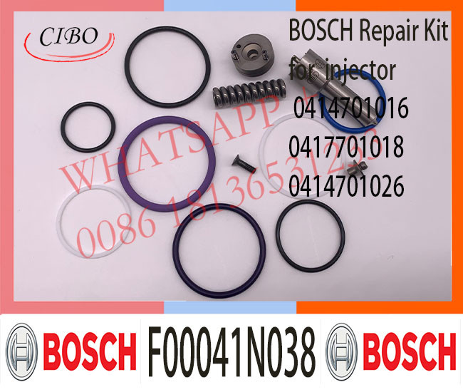 F00041N038 DIESEL SCANIA INJECTOR PARTS REPAIR KIT 0414701016 0417701018 0414701026 FOR SCANIA 1421380 1455862 1529752