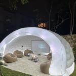 High Quality Large White Inflatable Round Tent Portable Inflatable Air Dome Tent