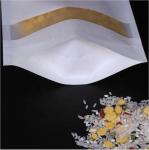 Snack plastic packaging bag Factory customized Food grade white brown kraft