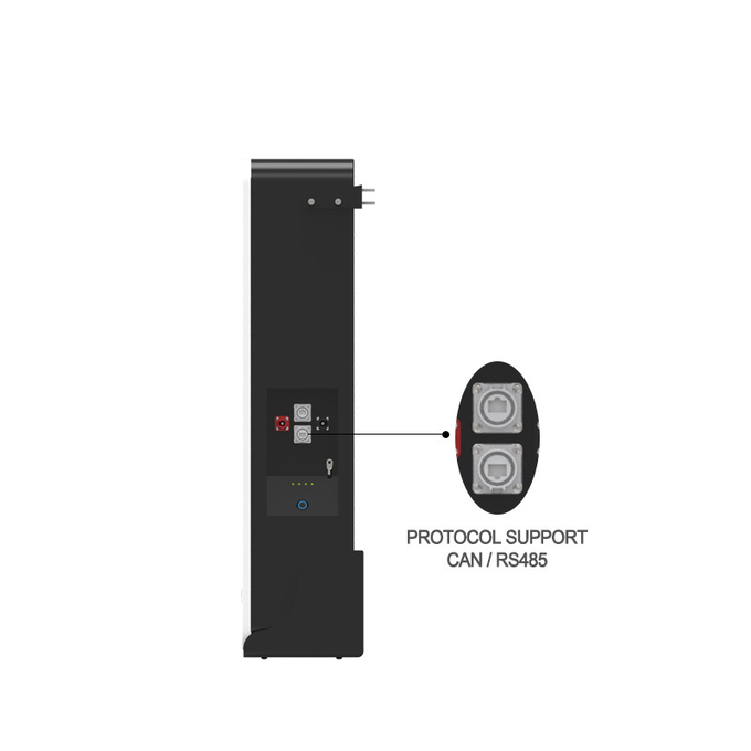 Wall Mounted 48V 150AH 7.5KWh Lithium Ion Battery For Home Energy Storage 10 Years' Warranty
