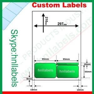 Wholesale Integrated Labels EU Version Type24 95mm*65mm &amp; 95mm*55mm Laser Sheet from china suppliers