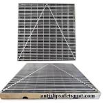 Metal Grate Commercial Entrance Mats Slip Resistant Stainless Steel 304