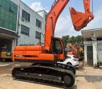 Orange Used Wheel Excavator DX225LC Doosan Backhoe Used Excavator