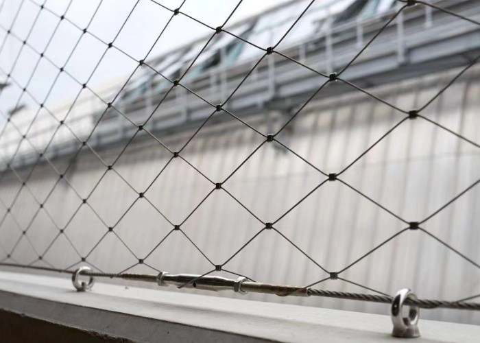 7*19 Stainless Steel Aviary Rope Netting 15*15mm Aviary Netting For Birds