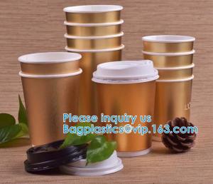 Wholesale Gold Foil Christmas Drinkware Holiday Party Supplies, Xmas Disposable Paper Cup, Xmas Holiday Supplies from china suppliers