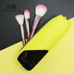 Portable Waterproof PU Leather Zippered Cosmetic Bag