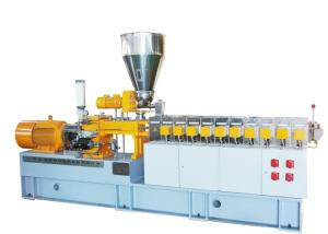Wholesale 35D 30KW Motor Power Twin Screw Extruder Processing Of Plastic Materials from china suppliers