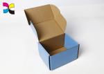 OEM CMYK Color Printed Shipping Boxes Brown E Flute Custom Size HOT Stamping