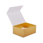 White Orange 2mm Paperboard Matte Lamination Hot Foil Stampping In Gold Clothing