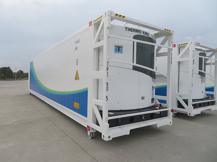 45ft High Cube Reefer Container Diesel Generator Electric Power for Land Transportation or Railway CSC Certified 380/440V