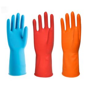 Wholesale Strong Dip Flocklined Household Cleaning Gloves Puncture Resistant Xl Latex Gloves from china suppliers