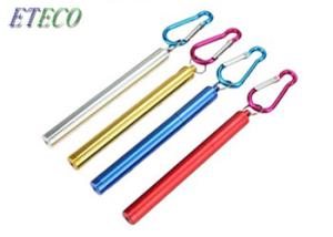 Wholesale 10g Collapsible Stainless Steel Drinking Straw , Colorful Telescoping Reusable Straw from china suppliers