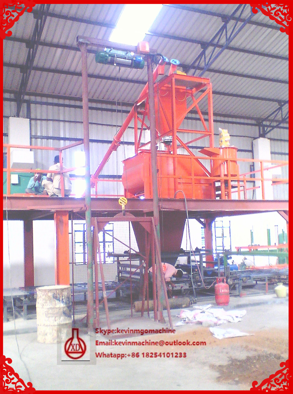 Industrial MgO Board Production Line , Cold Pressure Construction Material Making Machinery