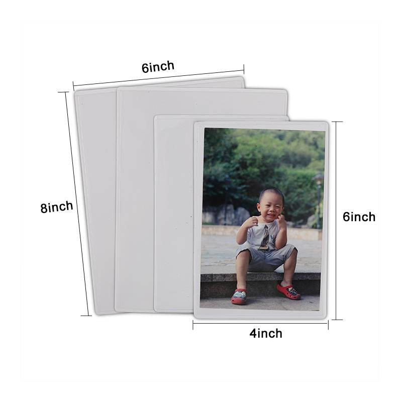Personalized Custom Size Magnetic Photo Frames Holder 6x8" 4x6"