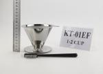 Stainless Steel Coffee Maker Gift Set , Reusable Coffee Filter Cone