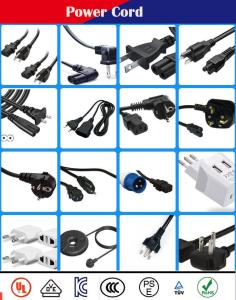 Wholesale Argentina SAA Power Cord IEC Female BS Male For Computer Laptop from china suppliers