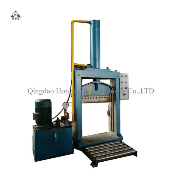 Hydraulic Guillotine Floor Rubber Cutting Machine Single Knife XQL 8T Width
