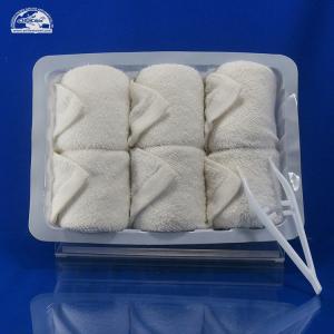 Wholesale Hot refresh White Disposable gift airline face towels for aircraft from china suppliers