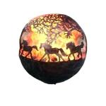 Customized 800mm Corten Steel Fire Pit Outdoor Bowl Rustic Red Or Sphere