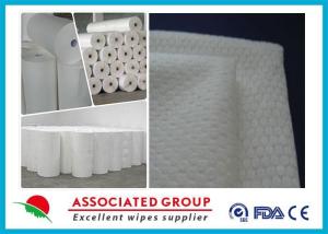 Wholesale Extra Soft Hydrophilic White Spunlace Nonwoven Fabric No Chemical binder from china suppliers
